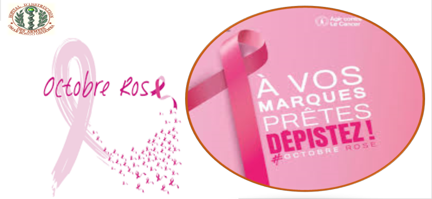 |OCTOBRE ROSE| Mois de sensibilisation au Cancer du sein|#DépistezVous